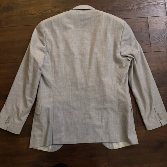 Kenneth Cole Mens Micro-Grid  Blazer Jacket - Picture 5 of 5